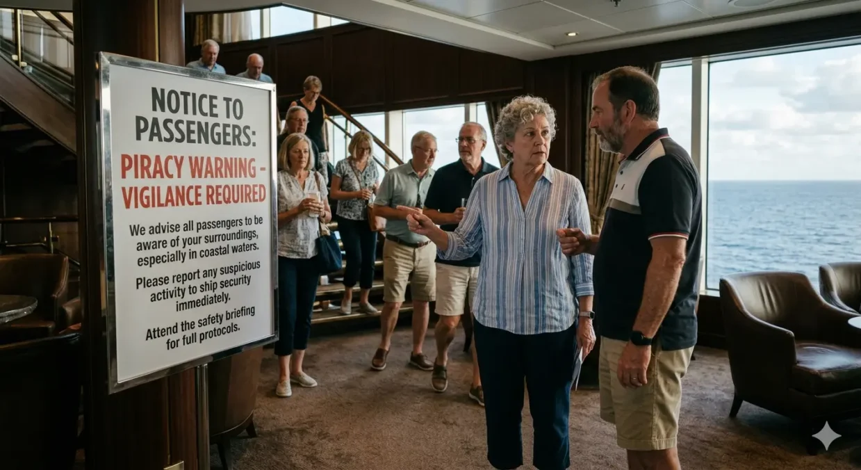 Piracy Warning Luxury Cruise Passengers