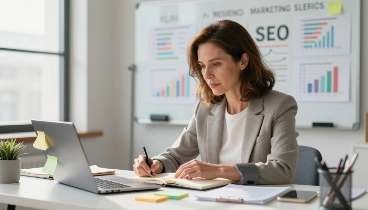 seo expert conducting keyword research